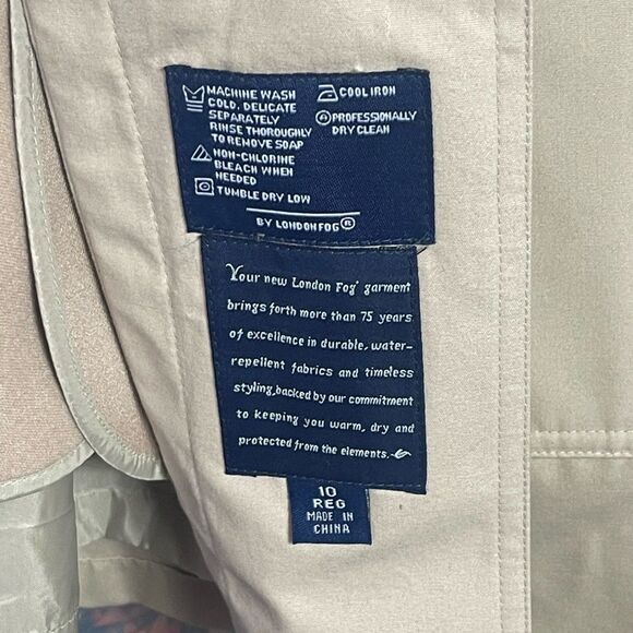 London Fog Limited Edition Beige Coat - Picture 9 of 16